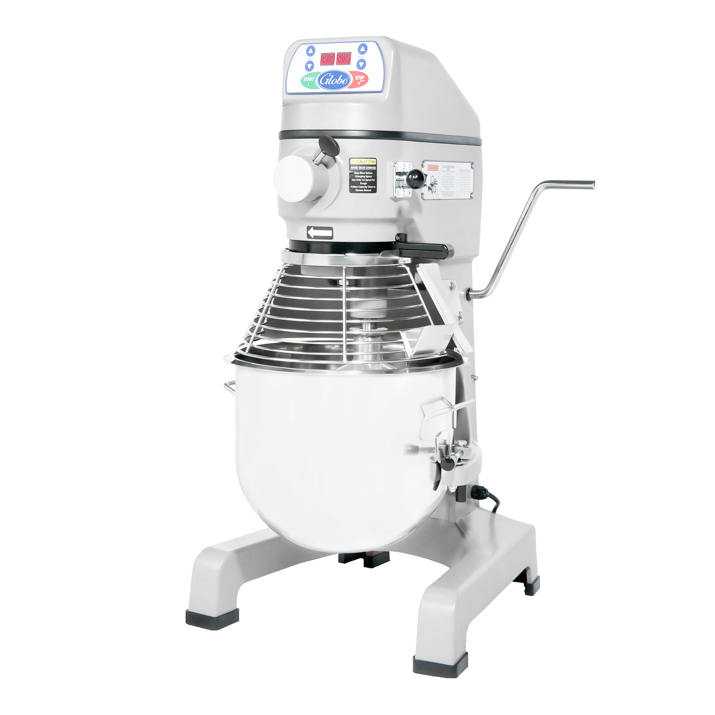 Globe SP25 25 Qt. Planetary Stand Mixer with Guard & Standard Accessories