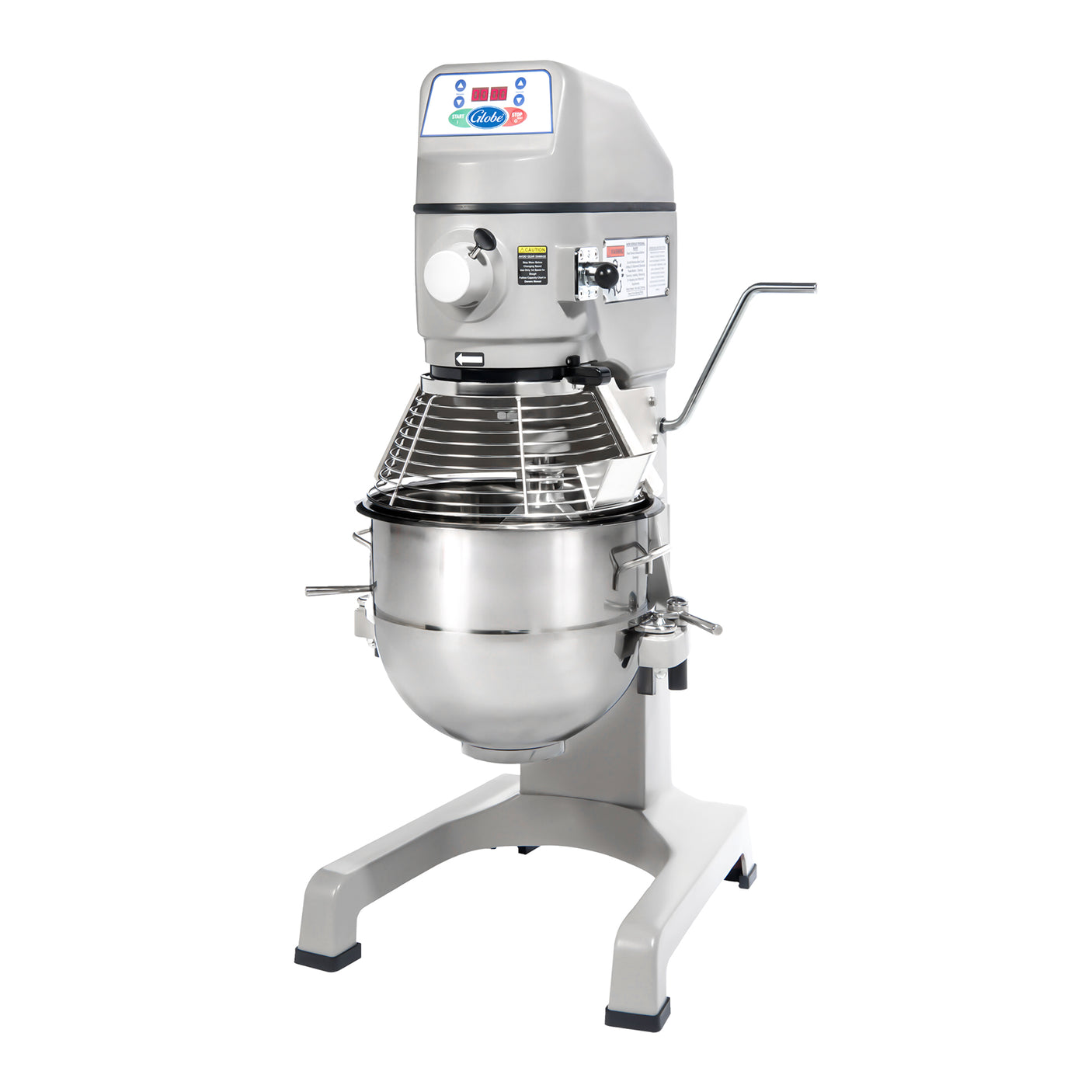 Globe SP30P 30 Qt. Planetary Floor Mixer with Guard & Standard Accessories