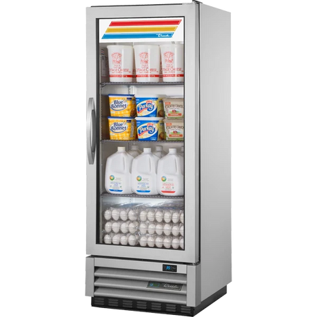 True T-12G-HC 24 7/8" Glass Door Reach-In Refrigerator