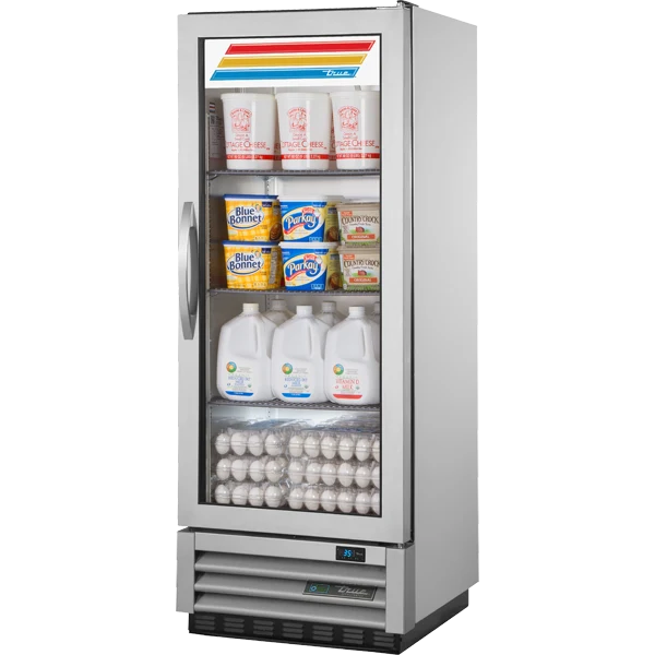 True T-12G-HC 24 7/8" Glass Door Reach-In Refrigerator