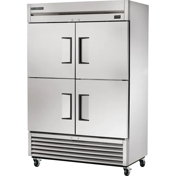 True T-49-4-HC 54 1/8" Solid Half Door Reach-In Refrigerator
