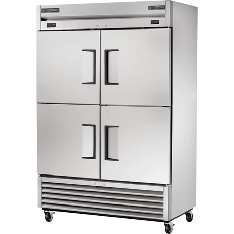 True T-49DT-4-HC 54 1/8" Solid Half Door Dual Temp Reach-In Refrigerator/Freezer