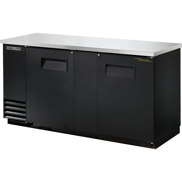 True TBB-3-HC 69 1/8" 2 Door Back Bar Refrigerator