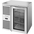 True TBR32-RISZ1-L-S-G-1 32" 1 Glass Door Stainless Steel Back Bar Refrigerator