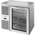 True TBR36-RISZ1-L-S-G-1 36" 1 Glass Door Stainless Steel Back Bar Refrigerator