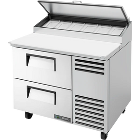 True TPP-AT-44D-2-HC 44 5/8" 2 Drawer Refrigerated Pizza Prep Table