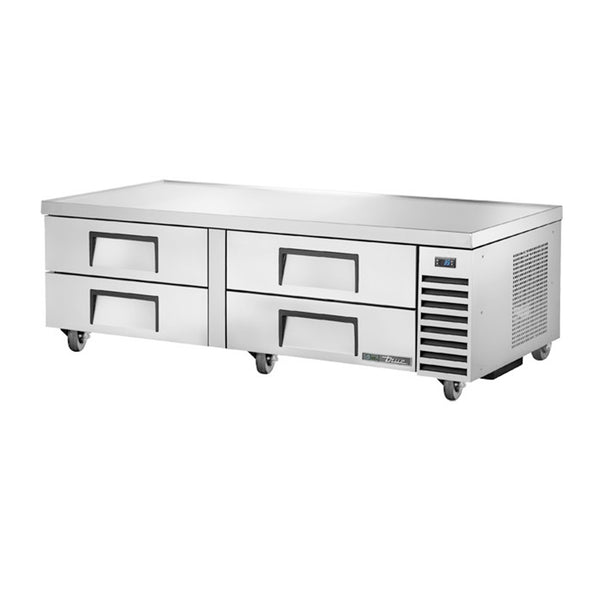 True TRCB-72-HC 72 3/8" Refrigerated Chef Base with 4 Drawers