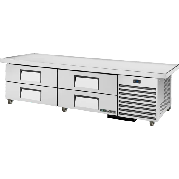 True TRCB-79-86-HC 86 1/4" Refrigerated Chef Base with 4 Drawers