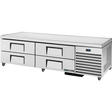 True TRCB-79-HC 79 1/4" Refrigerated Chef Base with 4 Drawers