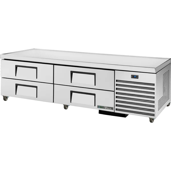 True TRCB-79-HC 79 1/4" Refrigerated Chef Base with 4 Drawers