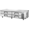 True TRCB-82-84-HC 84" Refrigerated Chef Base with 4 Drawers