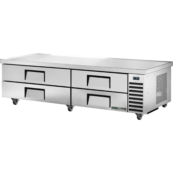 True TRCB-82-84-HC 84" Refrigerated Chef Base with 4 Drawers