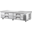 True TRCB-82-86-HC 86 1/4" Refrigerated Chef Base with 4 Drawers