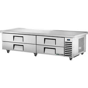 True TRCB-82-86-HC 86 1/4" Refrigerated Chef Base with 4 Drawers