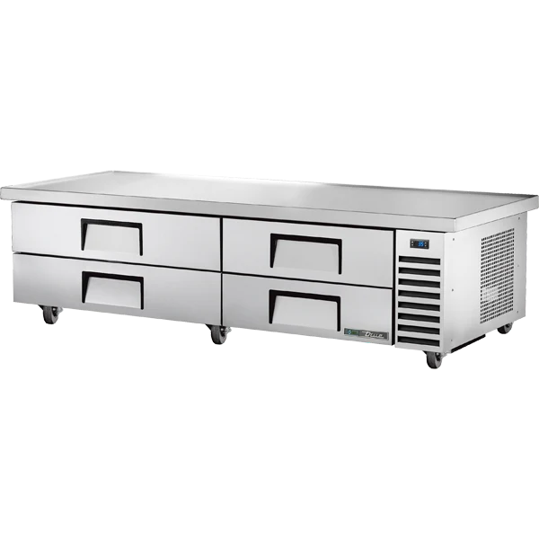True TRCB-82-86-HC 86 1/4" Refrigerated Chef Base with 4 Drawers