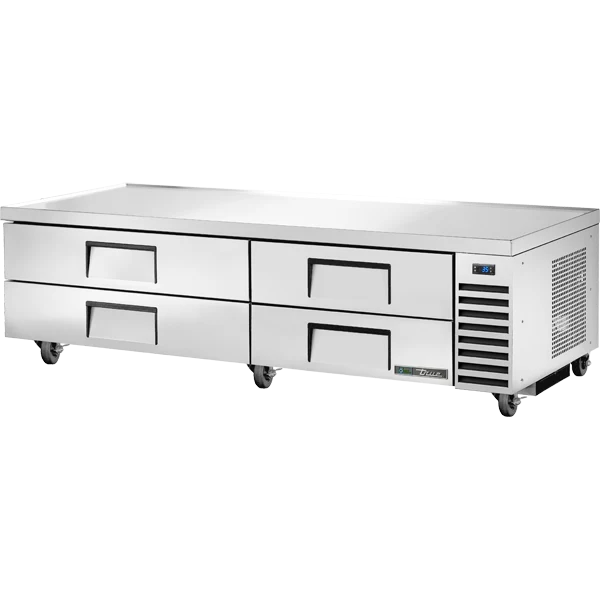 True TRCB-82-HC 82 3/8" Refrigerated Chef Base with 4 Drawers
