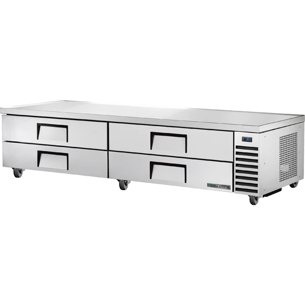 True TRCB-96-HC 95 1/2" Refrigerated Chef Base with 4 Drawers