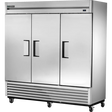 True TS-72F-HC 78 1/8" Stainless Steel Solid Door Reach-In Freezer