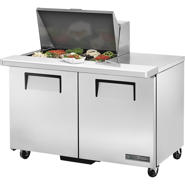 True TSSU-48-12M-B-HC Mega Top Refrigerated Sandwich Prep Table
