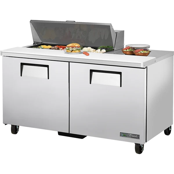 True TSSU-60-10-HC 60 3/8" 2 Door Refrigerated Sandwich Prep Table