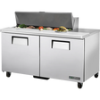 True TSSU-60-12-HC 60 3/8" 2 Door Refrigerated Sandwich Prep Table