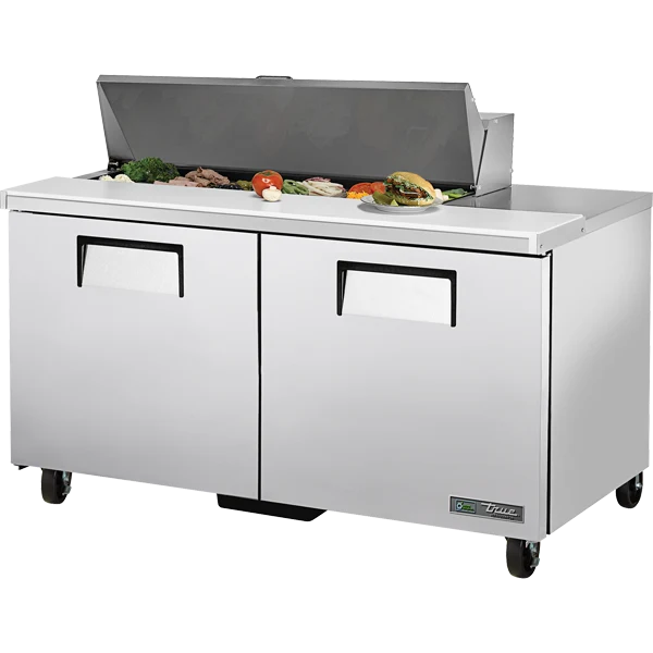 True TSSU-60-12-HC 60 3/8" 2 Door Refrigerated Sandwich Prep Table