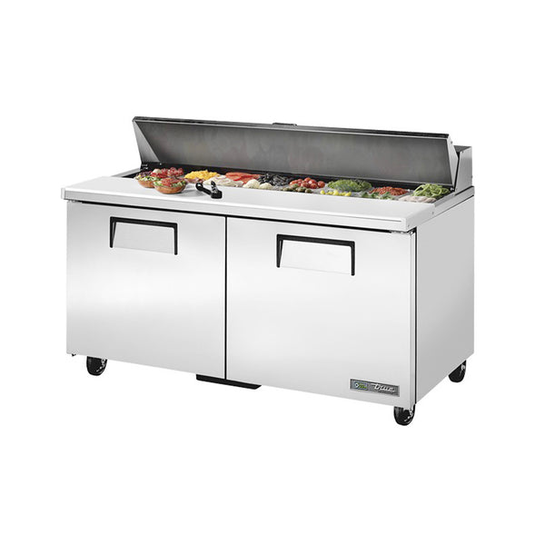 True TSSU-60-16-HC 60 3/8" 2 Door Refrigerated Sandwich Prep Table