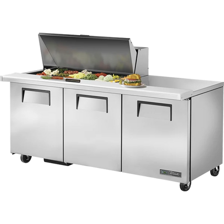 True TSSU-72-18M-B-HC Mega Top Refrigerated Sandwich Prep Table