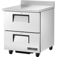 True TWT-27D-2-HC 27 5/8" Worktop Refrigerator with 2 Drawers