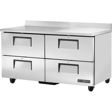 True TWT-60D-4-HC 60 3/8" Worktop Refrigerator with 4 Drawers