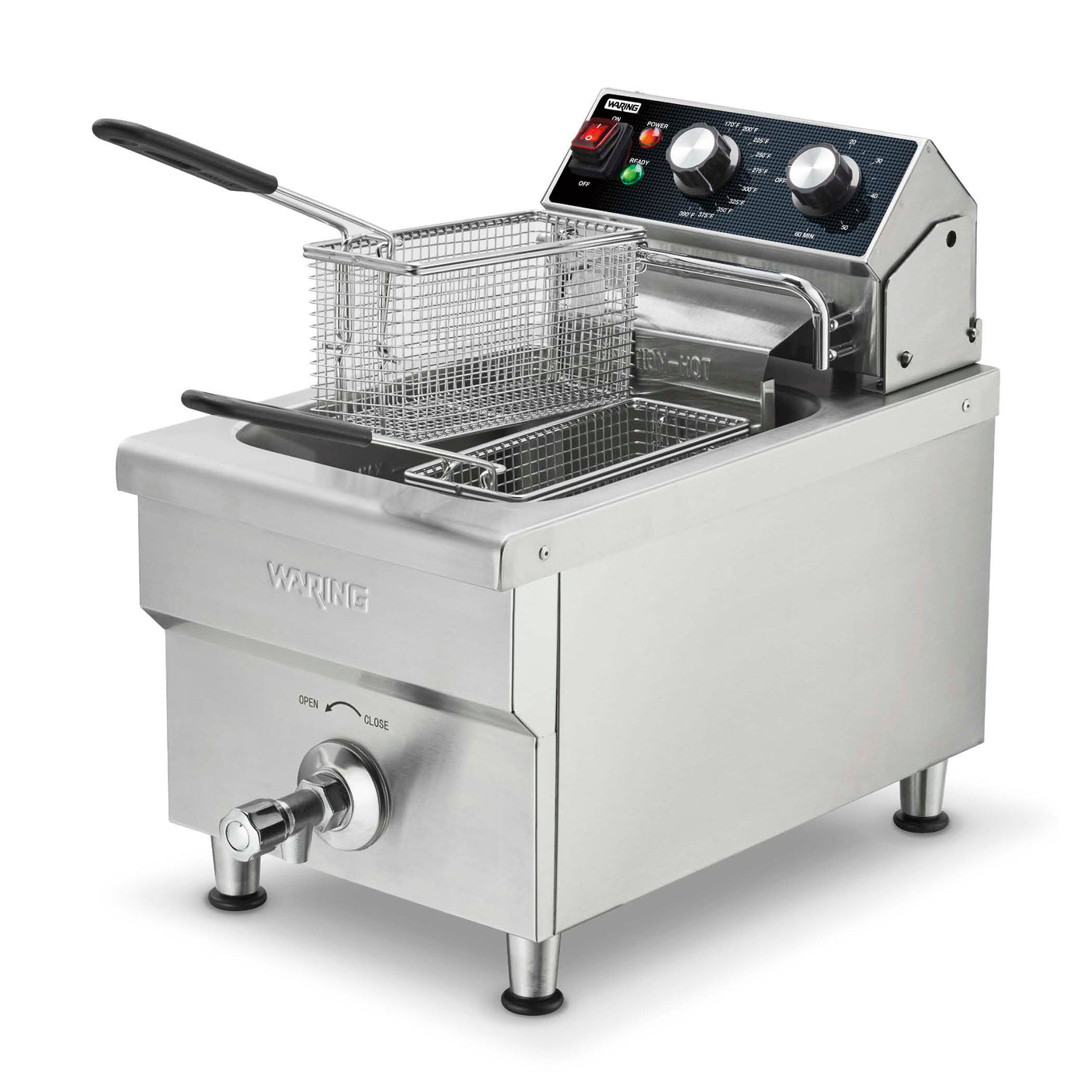 Waring Commercial WDF1300 10 lb. Heavy-Duty Deep Fryer