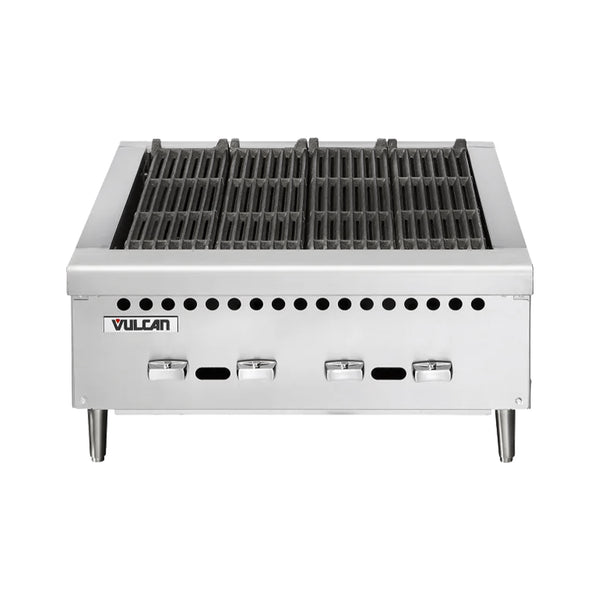 Vulcan VCRB25-1 Natural Gas 25" Low Profile Radiant Charbroiler - 58,000 BTU