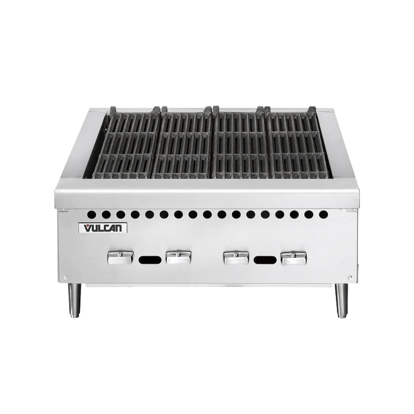 Vulcan VCRB25 Natural Gas 25" Low Profile Radiant Charbroiler - 58,000 BTU