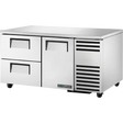 True TUC-60-32D-2-HC 60 1/4 inch Undercounter Refrigerator with 2 Drawers