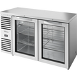 True TBR60-RISZ1-L-S-GG-1 60" 2 Glass Door Back Bar Refrigerator