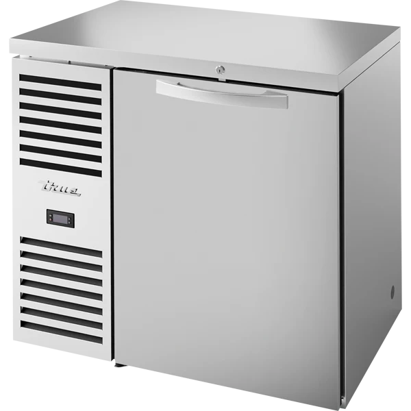 True TBR36-RISZ1-L-S-S-1 36 inch solid door back bar refrigerator