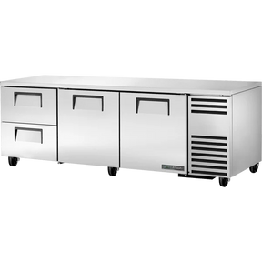 True TUC-93D-2-HC 93 1/4 inch Undercounter Refrigerator with 2 Drawers