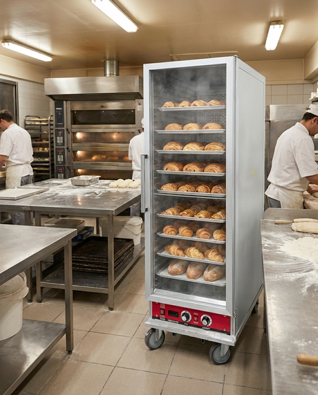 Polarman PLM-W420L-P 31 2/5" Full Size Insulated Heated Holding / Proofing Cabinet with Clear Door