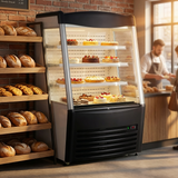 Polarman PLM-R390L 36" Vertical Air Curtain Merchandiser with 3 Shelves