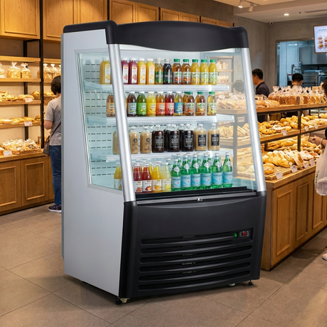 Polarman PLM-R390L 36" Vertical Air Curtain Merchandiser with 3 Shelves