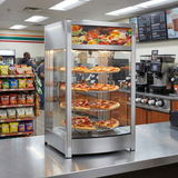 Polarman PLM-W97L 18″ Full-Service Countertop Display Warmer with 3 Shelves
