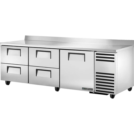 True TWT-93D-4-HC 93 1/4 inch Worktop Refrigerator with 4 Drawers