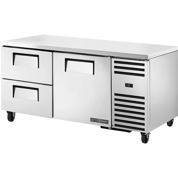 True TUC-67D-2-HC 67 1/4 inch Undercounter Refrigerator with 2 Drawers