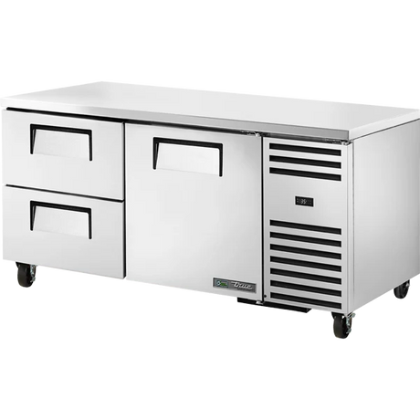 True TUC-67D-2-HC 67 1/4 inch Undercounter Refrigerator with 2 Drawers