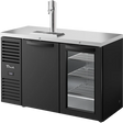 True TDR52-RISZ1-L-B-SG-1 52" 2 Door Solid & Glass Black Direct Draw Beer Dispenser
