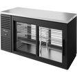 True TBR60-PTSZ1-L-B-11-11-1 60 inch pass-thru glass slide door back bar refrigerator