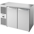 True TBR48-RISZ1-L-S-SS-1 48 inch stainless solid door back bar refrigerator