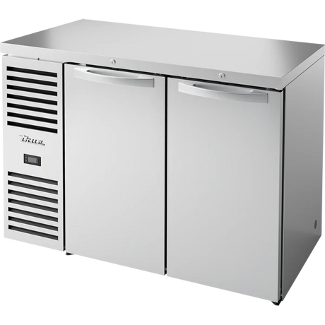 True TBR48-RISZ1-L-S-SS-1 48 inch stainless solid door back bar refrigerator