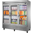 True T-72G-HC 78 inch Glass Door Reach-In Refrigerator