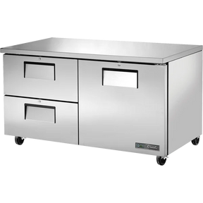 True TUC-60D-2-HC 60 3/8 inch Undercounter Refrigerator with 2 Drawers
